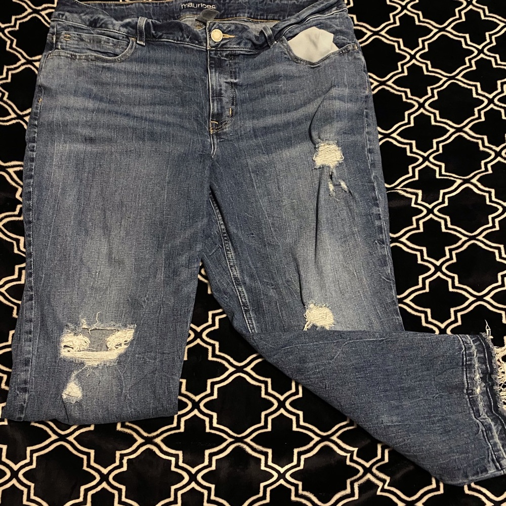 Maurice’s plus size jeans blue